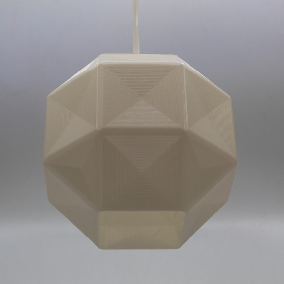 3DPPA Tessera Lamp Shade | Home Decor | Gift Idea | Geometric | Pendant Lighting - Picture 2 of 9